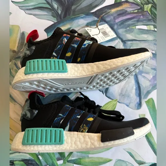 Adidas NMD_1 W shoes - Black/Acid Mint NWT