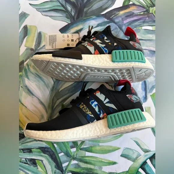 Adidas NMD_1 W shoes - Black/Acid Mint NWT