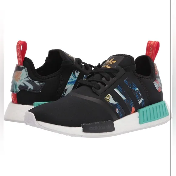 Adidas NMD_1 W shoes - Black/Acid Mint NWT