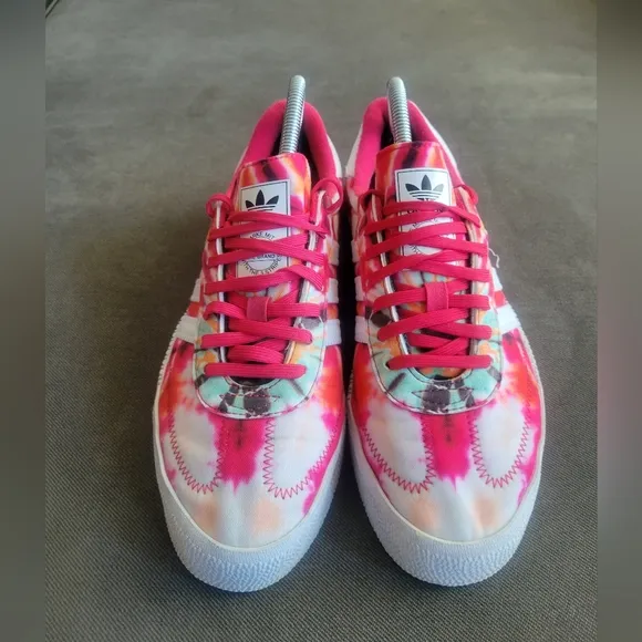 adidas Originals Sambarose Tie Dye Power Pink White Shoes GX2893 Womens Size 9.5