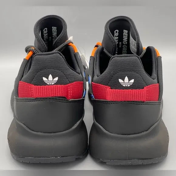 Adidas Originals ZX 2K Boost Pure Craig Karl Black Shoes Men's Size 8 NEW
