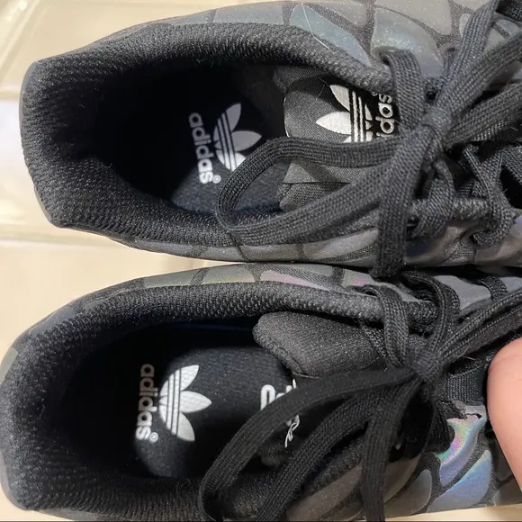 Adidas Shoes black torsion reflective