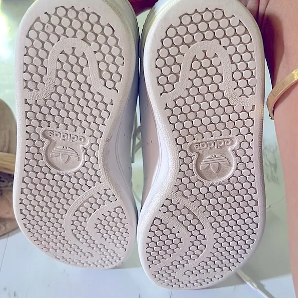 Adidas Silver glitter Stan smith signature shoes made in India