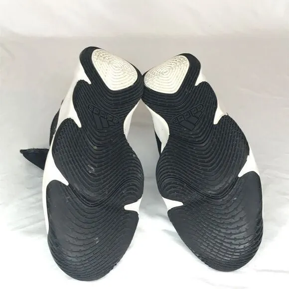 Adidas‎ Size 10 Mad Bounce Black and White Basketball Shoes LVL 029002