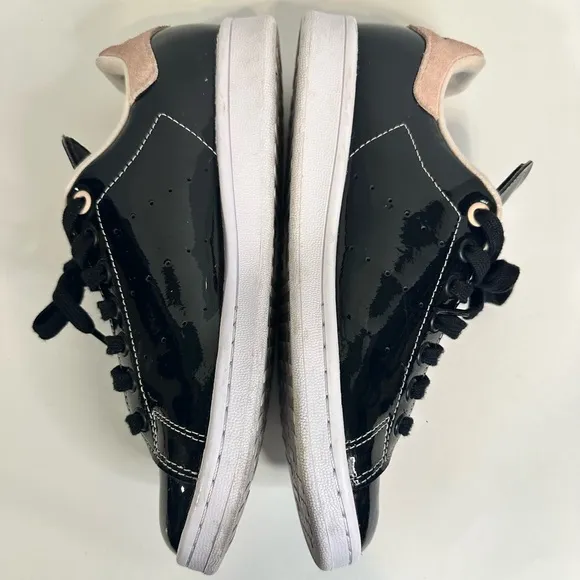Adidas Stan Smith Endorsed Black Pink Glam  Shiny Size 7 Pre-owned