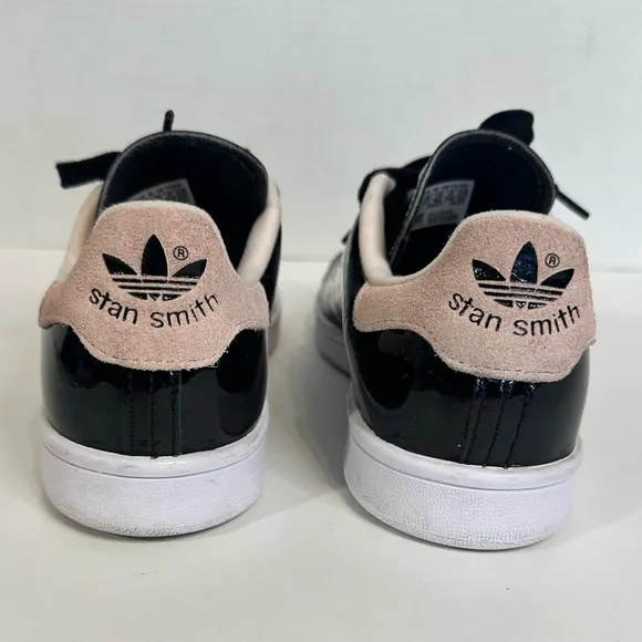 Adidas Stan Smith Endorsed Black Pink Glam  Shiny Size 7 Pre-owned