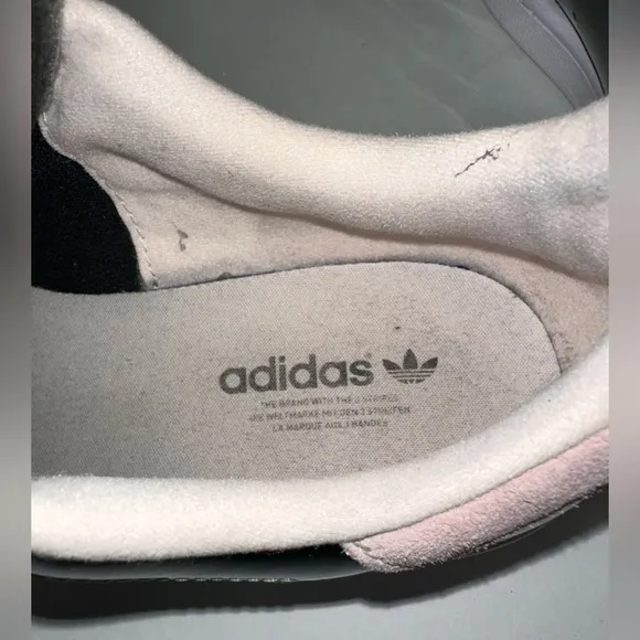 Adidas Stan Smith Endorsed Black Pink Glam  Shiny Size 7 Pre-owned