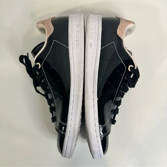 Adidas Stan Smith Endorsed Black Pink Glam  Shiny Size 7 Pre-owned