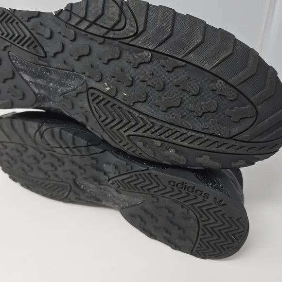 Adidas Streetball Basketball Shoes Black Neon Green FZ1971 Men's Size 13 EUC.