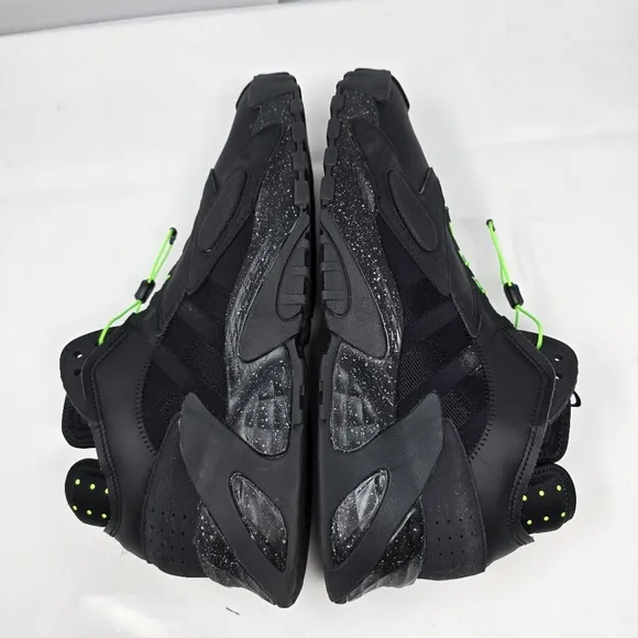 Adidas Streetball Basketball Shoes Black Neon Green FZ1971 Men's Size 13 EUC.