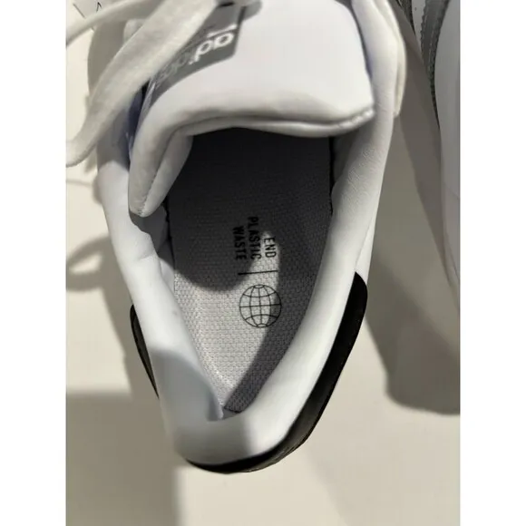 Adidas Superstar Shoes White Metallic Silver Womens Size 7 Shoes Trainers
