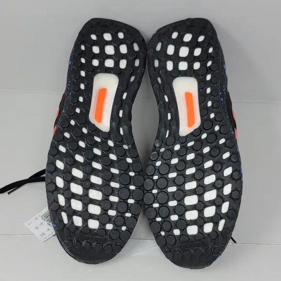 Adidas ULTRABOOST 5.0 DNA Running Shoes Black Orange HR1796 Men's Size 6.5 New