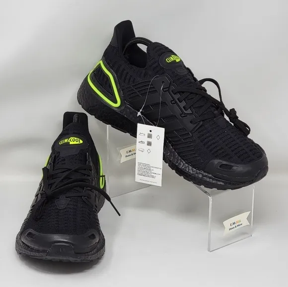 Adidas Ultraboost CC_1 DNA Core Black Green Shoes GX7812 Mens Size 4 New