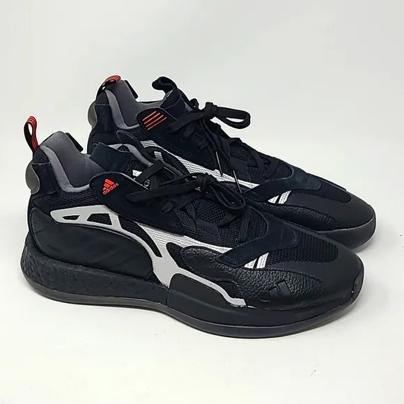 Adidas Zoneboost Core Black Basketball Shoes Mens 12