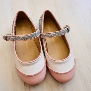 Age of Innocence Mary Jane Shoes with Glitter Strap