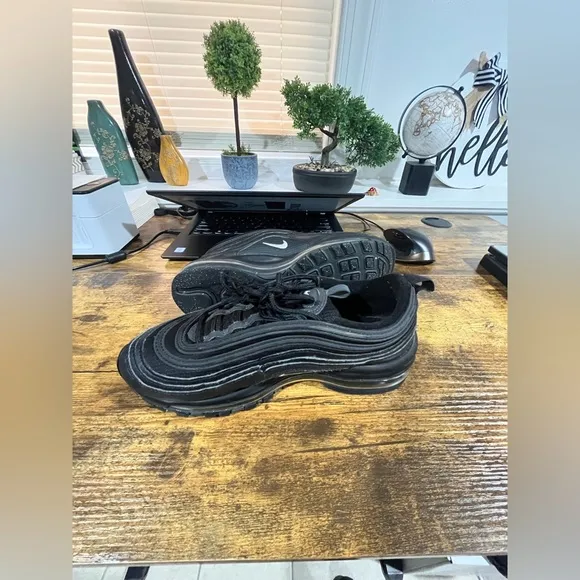Air Max 97 triple black big kids size 5.5