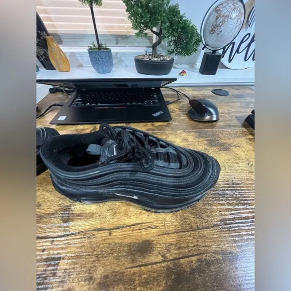 Air Max 97 triple black big kids size 5.5
