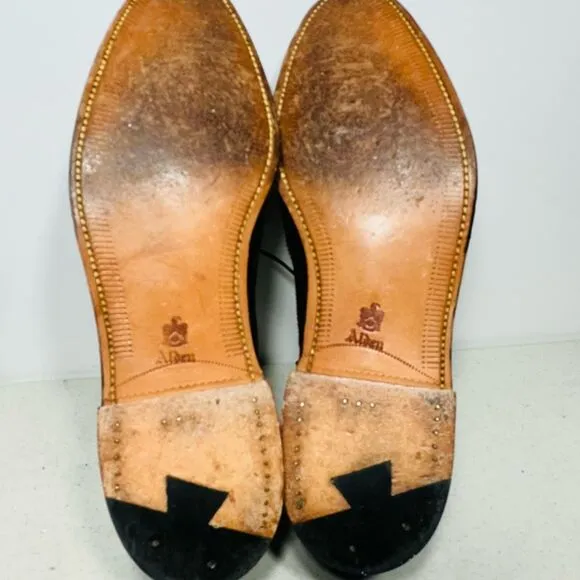Alden Wingtip Bal Men's Size 10AAAA/AA  Dress Shoes 904 Brown Suede Leather