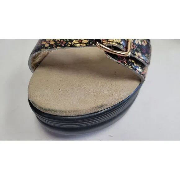 Alegria Morgyn Pretty Things Leather Multicol Women's Strap Wedge Sandals EU 41