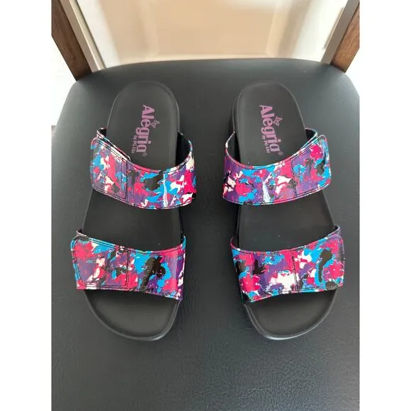 Alegria Rubie Collage Party Sandals size EU 36/ US 6-6.5 NWOT