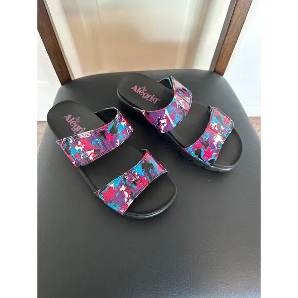 Alegria Rubie Collage Party Sandals size EU 36/ US 6-6.5 NWOT