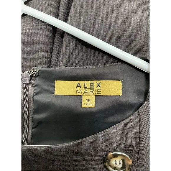 ALEX MARIE 2 Piece Wool Blend Dress Suit