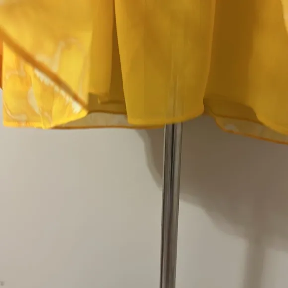 ALEXIS NWT Long Sleeve Yellow Luss Dress Size XS Resortwear Boho Beachy Chic