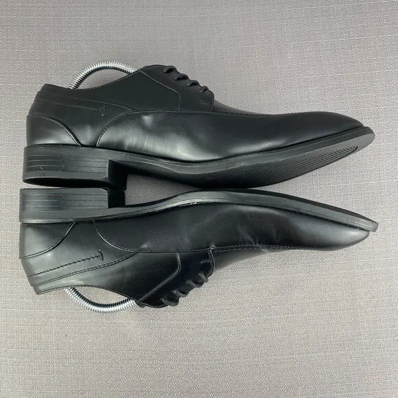 Alfani Sheldon Black Moc-Toe Derby Dress Shoes Mens 10M