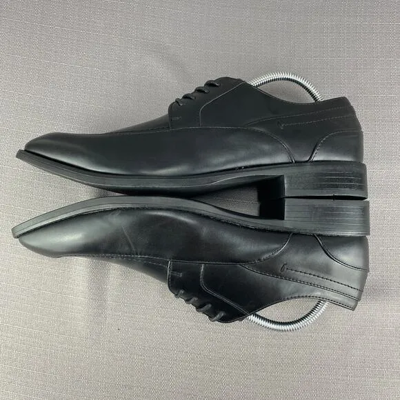 Alfani Sheldon Black Moc-Toe Derby Dress Shoes Mens 10M