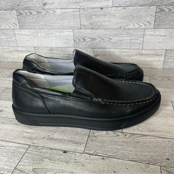 ALIGN By Nurse Mates Black Trayton Flat Shoes Size 8