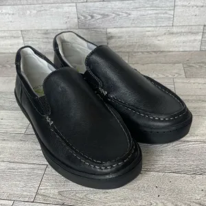 ALIGN By Nurse Mates Black Trayton Flat Shoes Size 8