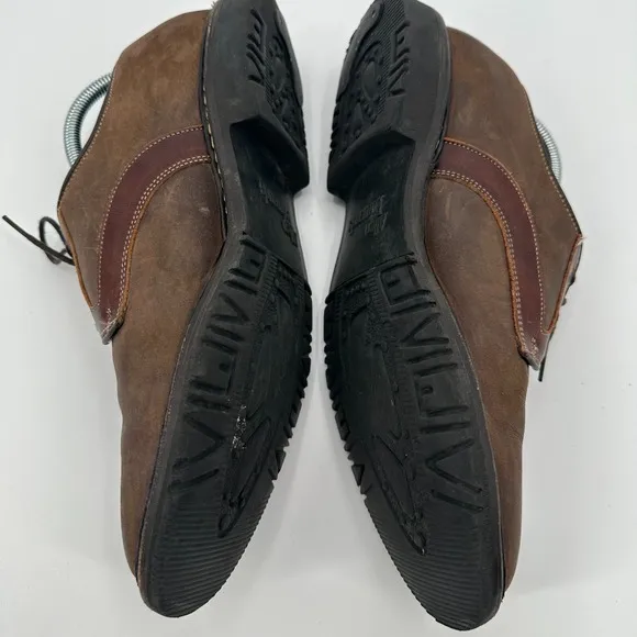 Allen Edmonds Berkshire Oxfords Shoes Mens Size 10.5D Brown Leather Almond Toe