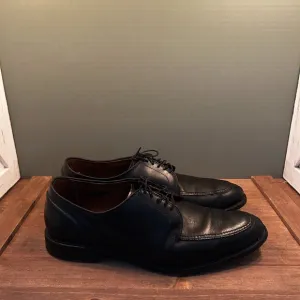 Allen Edmonds Black Leather LaSalle Split Toe Derby Dress Shoes Size 9