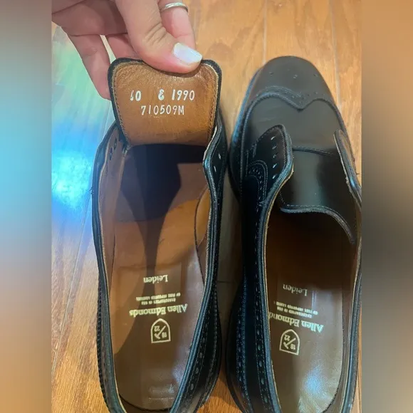 Allen Edmonds Black Men's Dress Shoes - Leiden 10 E