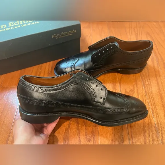 Allen Edmonds Black Men's Dress Shoes - Leiden 10 E