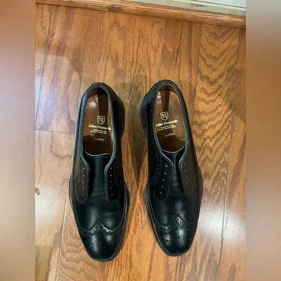 Allen Edmonds Black Men's Dress Shoes - Leiden 10 E