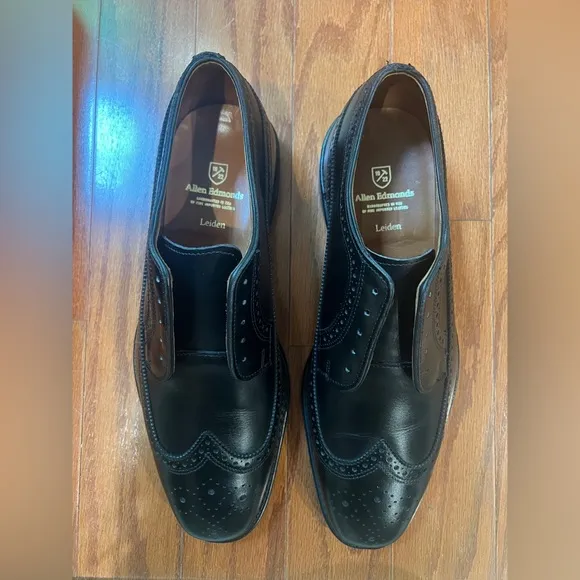 Allen Edmonds Black Men's Dress Shoes - Leiden 10 E