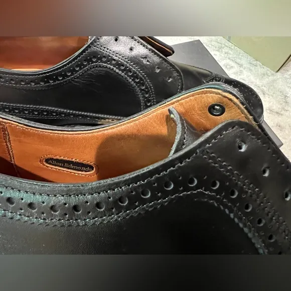 Allen Edmonds Black Men's Dress Shoes - Leiden 10 E