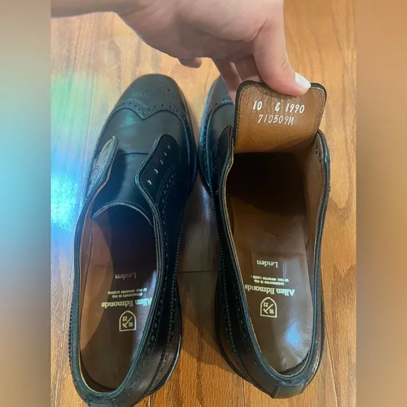Allen Edmonds Black Men's Dress Shoes - Leiden 10 E