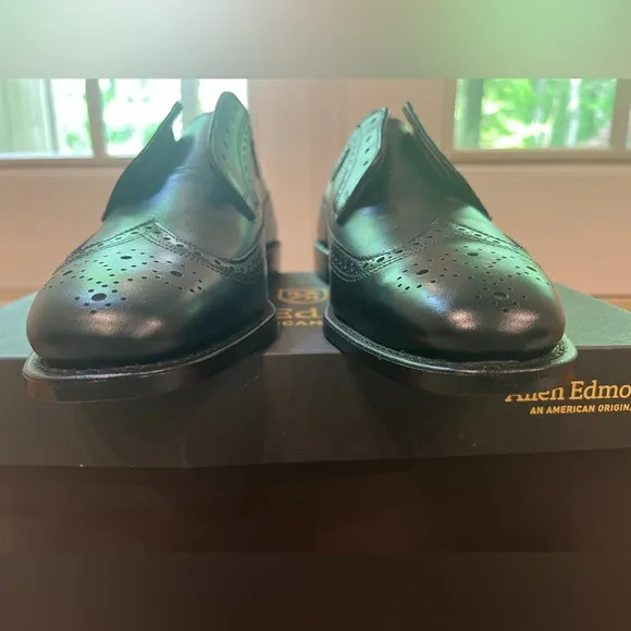 Allen Edmonds Black Men's Dress Shoes - Leiden 10 E