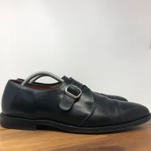 Allen Edmonds Boston Mens Black Leather Monk Strap Dress Shoes 11.5 B Model 4010