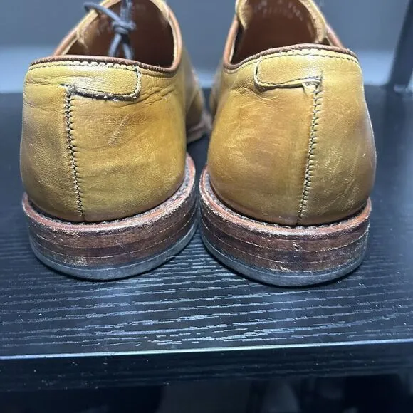 Allen Edmonds Boulevard Cap Toe Oxford Dress Shoes Brown Mens Size 10.5
