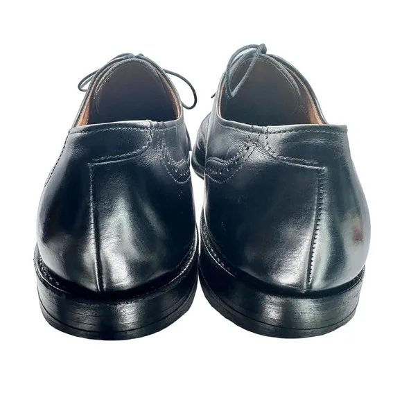 Allen Edmonds | Chester Black Leather Wingtip Oxford Dress Shoes | Size 14 AA