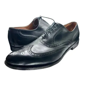 Allen Edmonds | Chester Black Leather Wingtip Oxford Dress Shoes | Size 14 AA