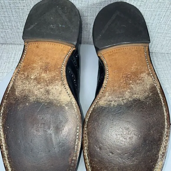 Allen Edmonds Chester Medallion Wingtip Oxford Men Dress Shoes 13 B Made In USA