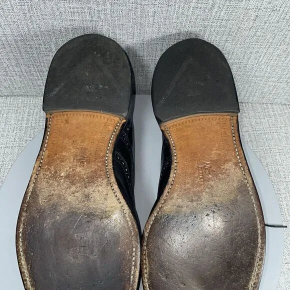 Allen Edmonds Chester Medallion Wingtip Oxford Men Dress Shoes 13 B Made In USA