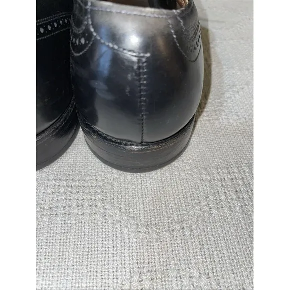 Allen Edmonds Chester Men’s Wingtip Dress Shoes Sz 9.5 C Black Leather Business