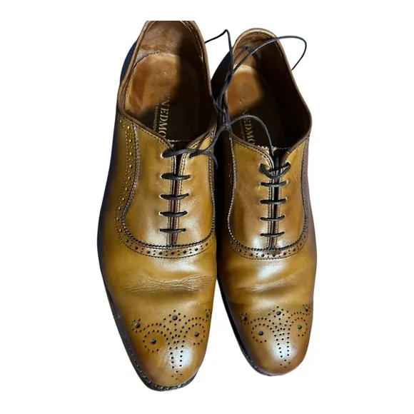 Allen Edmonds Cognac Men’s Oxford 11 Excellent Pre-Owned Condition