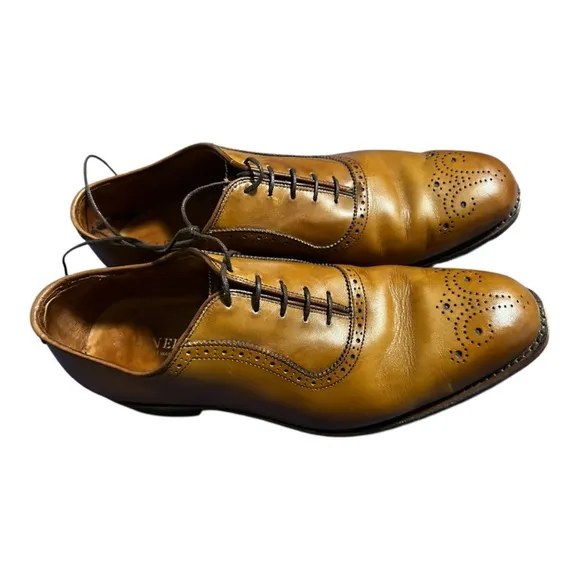 Allen Edmonds Cognac Men’s Oxford 11 Excellent Pre-Owned Condition