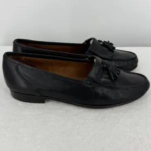 Allen Edmonds Como Black Leather Tassel Loafers Size 10.5